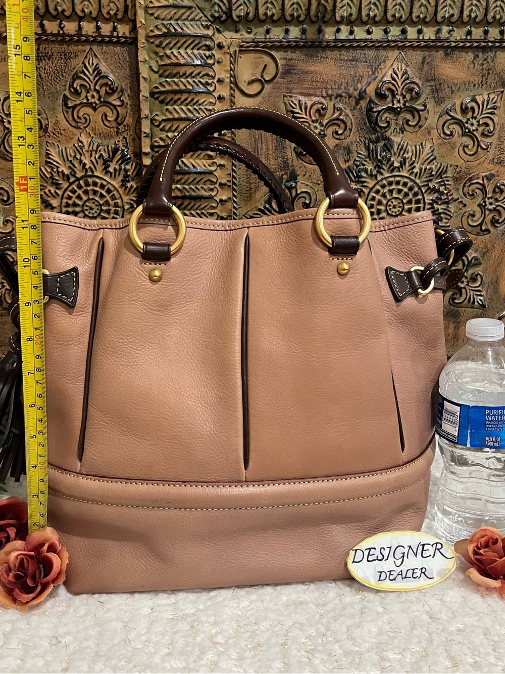SALE DOONEY & BOURKE Florentine Buckley Italian Leather Satchel Shoulder Bag - Picture 6 of 13